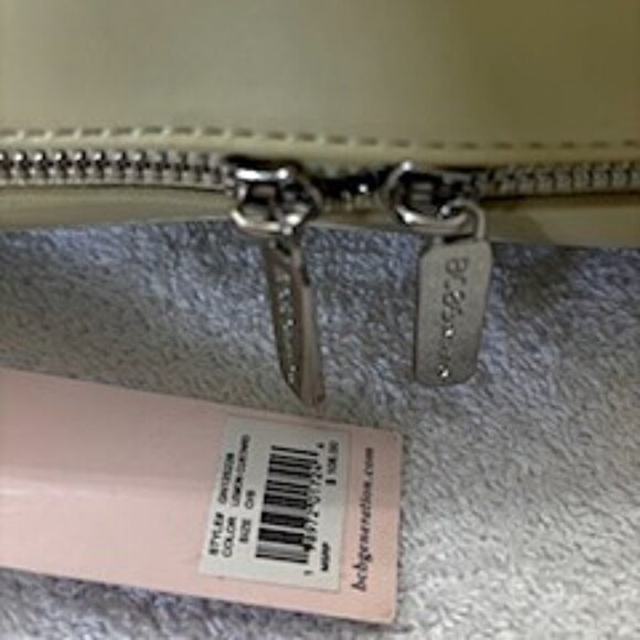 BCBGeneration unique enlongated shoulder bag in pale yellow NWT - Picture 8 of 11